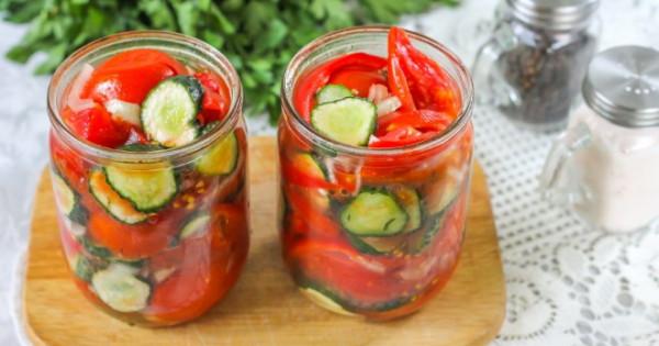 Салат из помидор на зиму — пальчики оближешь, как это вкусно!