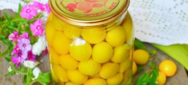 Компот из алычи на зиму простой рецепт