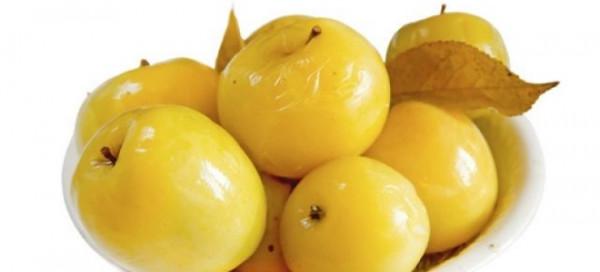 как замочить яблоки на зиму