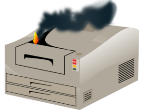 Неисправности принтера для списания: почему нельзя выбрасывать неисправную технику на свалку.